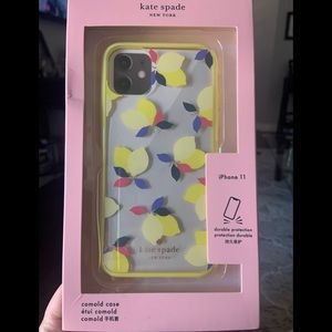 Kate Spade IPhone 11 lemon case never used